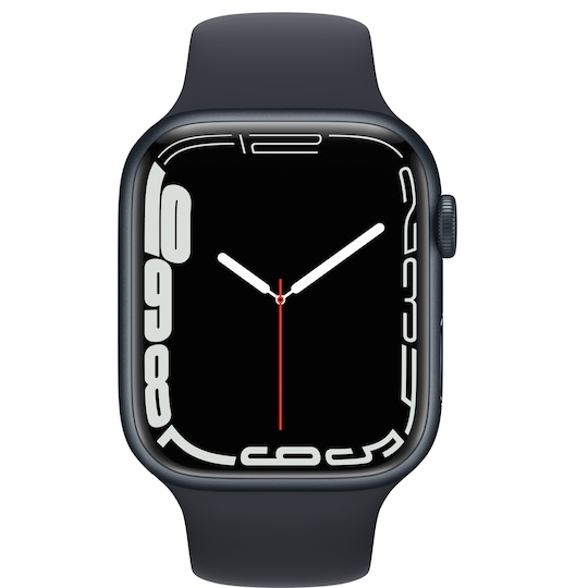 Apple Watch Series 7 45 mm GPS (yö alu. / yö urheiluranneke)