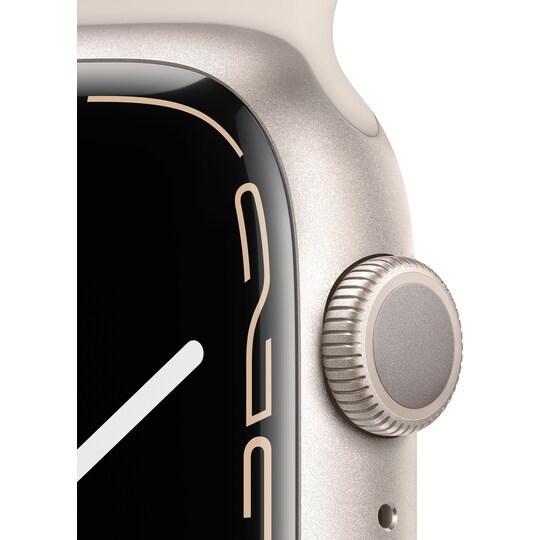 Apple Watch Series 7 45 mm GPS (tähtival. alu. / tähtival. urheilura.)