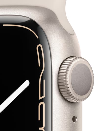 Apple Watch Series 7 41 mm GPS (tähtival. alu. / tähtival. urheilura.)