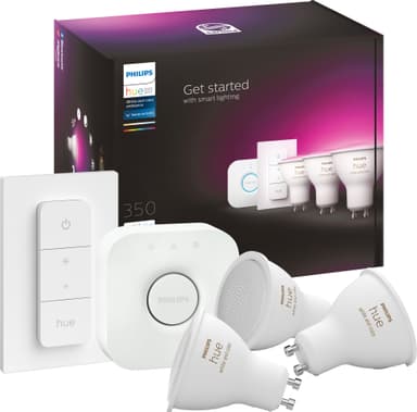 Philips Hue WCA 4,3W Bridge-aloituspakkaus GU10