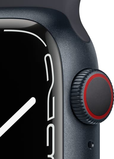 Apple Watch Series 7 41 mm eSIM (yö alu. / yö urheiluranneke)