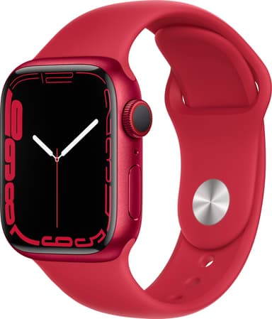 Apple Watch Series 7 41 mm eSIM (sin. alu./syvän sin. urheiluranneke)
