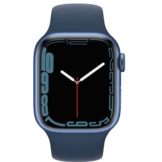 Apple Watch Series 7 41 mm eSIM (sin. alu./syvän sin. urheiluranneke)