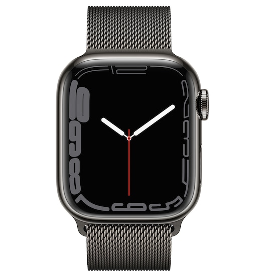 Apple Watch Series 7 41 mm eSIM (graf. ter./graf. Milanoranneke)