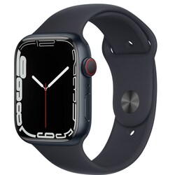 Apple Watch Series 7 45 mm eSIM (yö alu. / yö urheiluranneke)