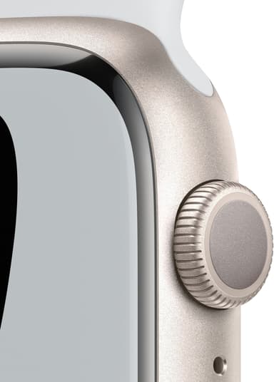 Apple Watch Series 7 Nike 45 mm GPS (Starl. alu./plat.mus. urheilura.)