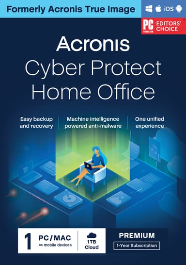 Acronis Cyber Protect Home Office Premium 1 Computer + 1TB Cloud