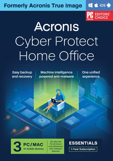 Acronis Cyber Protect Home Office Essentials 3 Computers