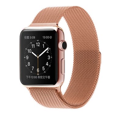 SKALO Milanese Loop Apple Watch 38/40/41mm - Ruusukulta