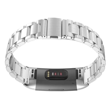 SKALO Teräsranneke Fitbit Charge 3/4 - Hopea