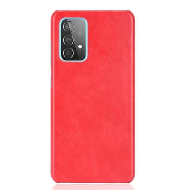 SKALO Samsung A52/A52s PU-nahkainen Suojakuori - Punainen