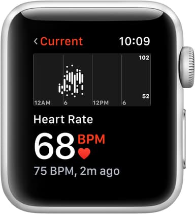 Apple Watch Series 3 38 mm (valkoinen ranneke)