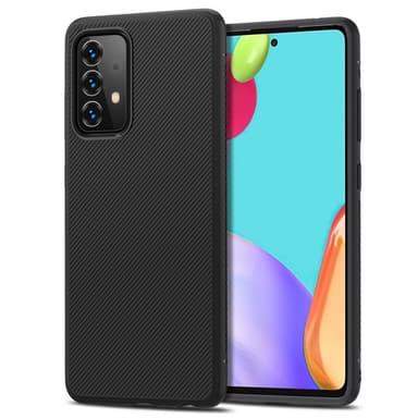 SKALO Samsung A52/A52s Twill TPU kuori - - Musta