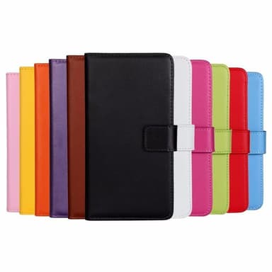 SKALO Moto G30 / Moto G20 Lompakkokotelo Aitoa nahkaa - Vaaleanpunainen