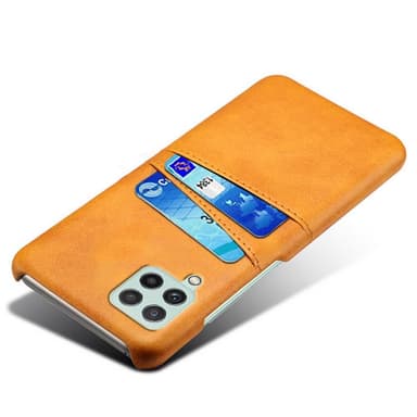 SKALO Samsung A22 4G PU-nahkainen Korttikotelo - Vaaleanruskea