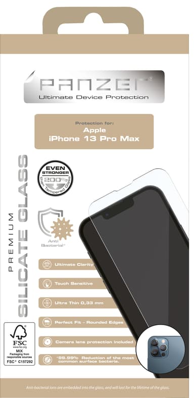 Panzer Full-Fit iPhone 13 Pro Max näytönsuoja