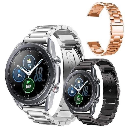 SKALO Teräsranneke Samsung Watch 3 41mm - Ruusukulta