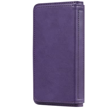 SKALO Samsung A22 5G 10-lokeroa Lompakkokotelo - Violetti