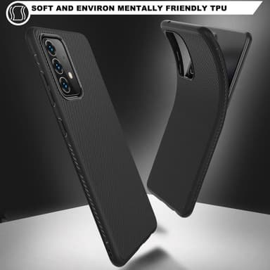 SKALO Samsung A52/A52s Twill TPU kuori - - Musta