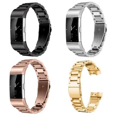 SKALO Teräsranneke Fitbit Charge 3/4 - Kulta