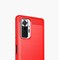 SKALO Xiaomi Redmi Note 10 Pro Armor Carbon Iskunkestävä TPU suojakuori - Punainen