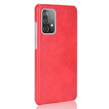 SKALO Samsung A52/A52s PU-nahkainen Suojakuori - Punainen