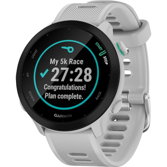 Garmin Forerunner 55 GPS urheilukello (valkoinen)