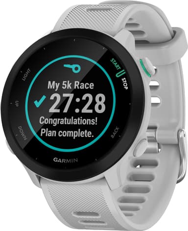 Garmin Forerunner 55 GPS urheilukello (valkoinen)