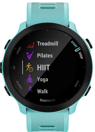Garmin Forerunner 55 GPS urheilukello (aqua)