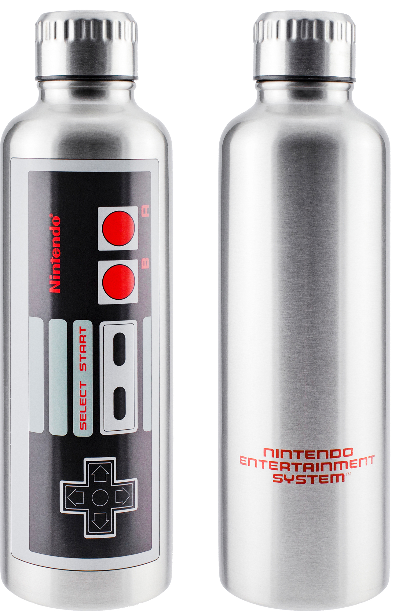 Play NES metallinen vesipullo 500 ml