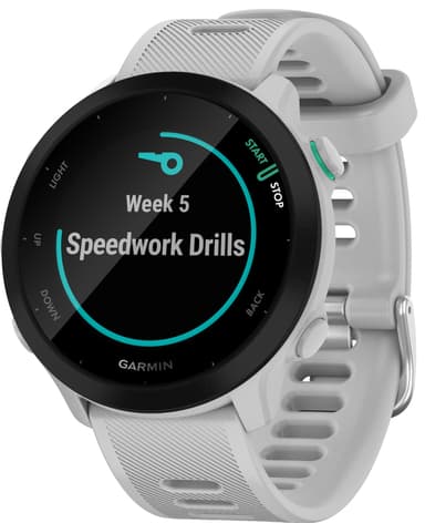 Garmin Forerunner 55 GPS urheilukello (valkoinen)