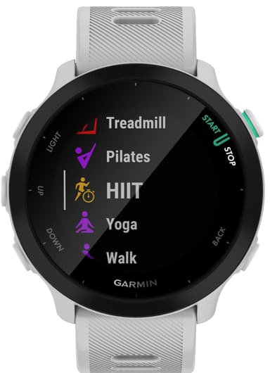 Garmin Forerunner 55 GPS urheilukello (valkoinen)