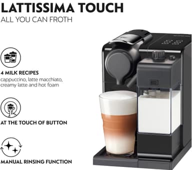 Nespresso Lattissima kapselikeitin EN560.B (musta)