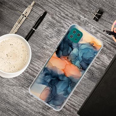 SKALO Samsung A22 5G Marmori TPU kuori - #7