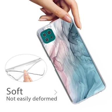 SKALO Samsung A22 5G Marmori TPU kuori - #8