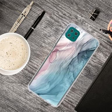SKALO Samsung A22 5G Marmori TPU kuori - #8
