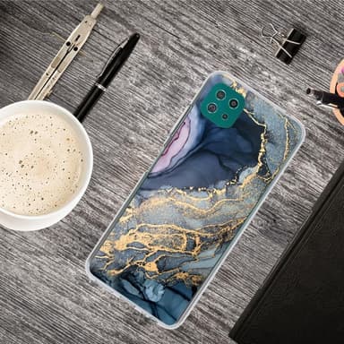 SKALO Samsung A22 5G Marmori TPU kuori - #6