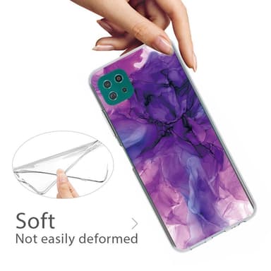 SKALO Samsung A22 5G Marmori TPU kuori - #5