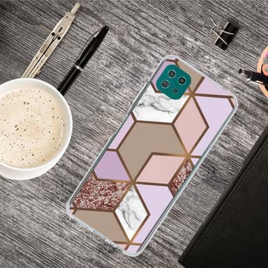 SKALO Samsung A22 5G Marmori TPU kuori - #3