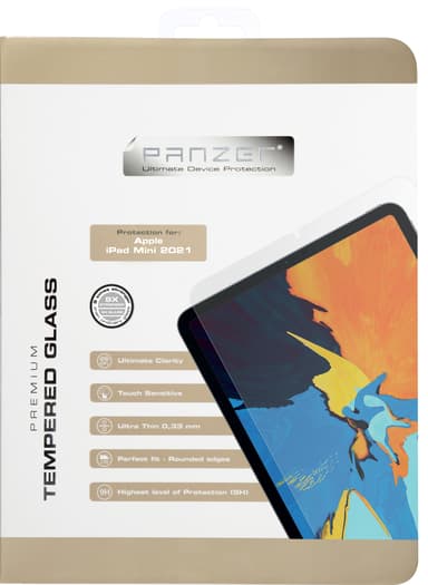 Panzer iPad Mini 2021 näytönsuoja (karkaistua lasia)