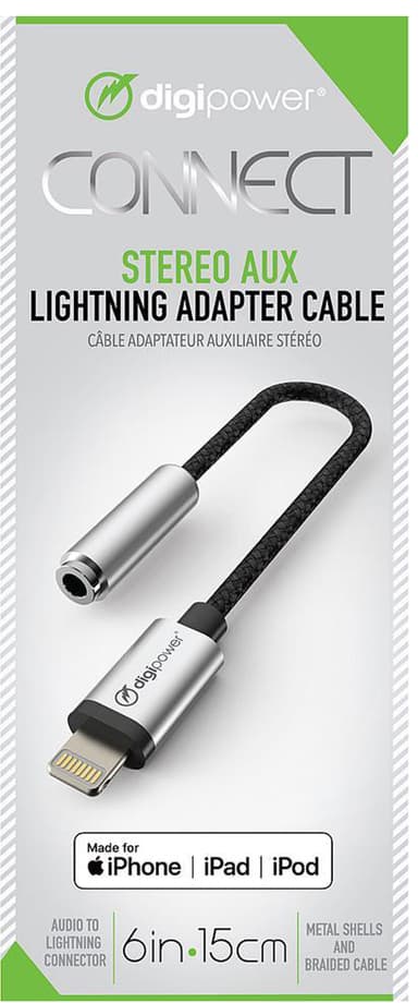 Digip Lightning - 3,5 mm kuulokeadapteri