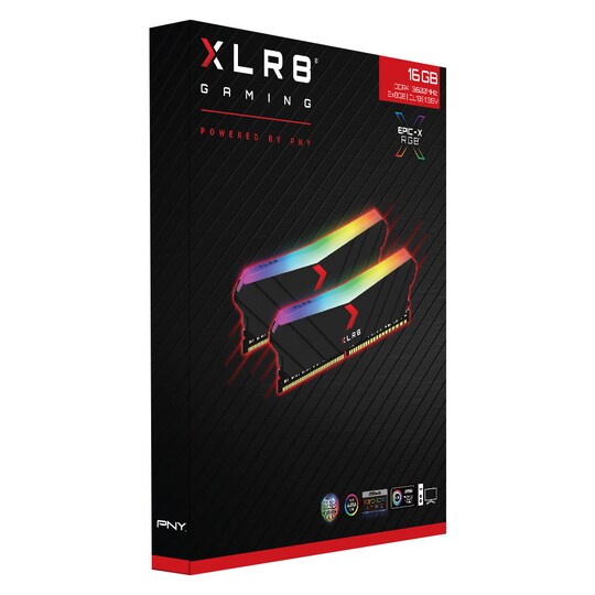 XLR8 Gaming EPIC-X RGB DDR4 3600MHz Desktop Memory - 16GB (2x8GB)