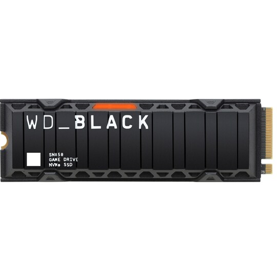 WD Black SN850 with Heatsink sisäinen NVMe SSD muisti (2 TB)