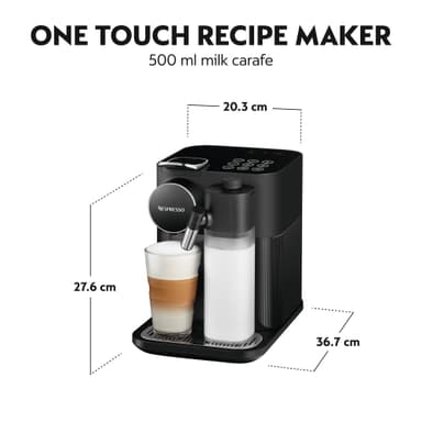 Nespresso Gran Lattissima kapselikeitin F531 (musta)