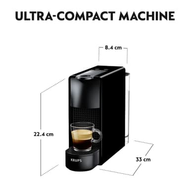 NESPRESSO® Essenza Mini C by Krups kapselikeitin XN110810WP (musta)