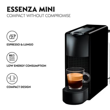 NESPRESSO® Essenza Mini C by Krups kapselikeitin XN110810WP (musta)