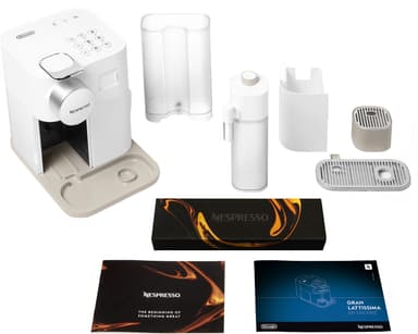 NESPRESSO® Gran Lattissima kapselikeitin, DeLonghi EN650W (valkoinen)