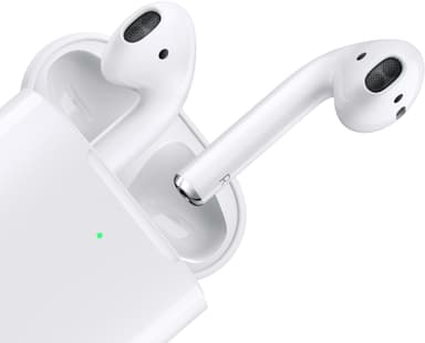 Apple AirPods (2019) langattomat kuulokkeet ja Qi-kotelo
