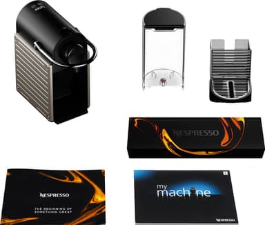 NESPRESSO® Pixie kapselikeitin, Krups XN304T10WP (titaani)