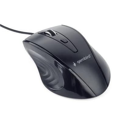 Gembird Hiiri MUS-4B-02 USB, Ei, Vakio, Ei, Musta